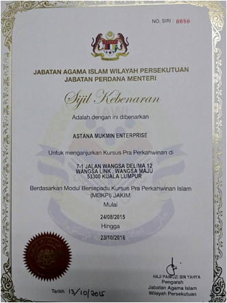 Pahang daftar 2021 kahwin online kursus Kursus Kahwin